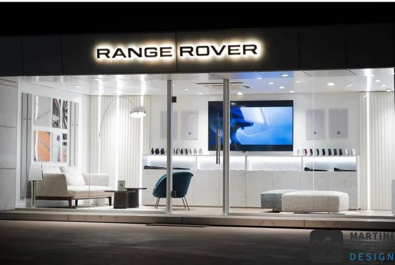 Stand “Range Rover” Arredi interni per stand espositivo – foto 1